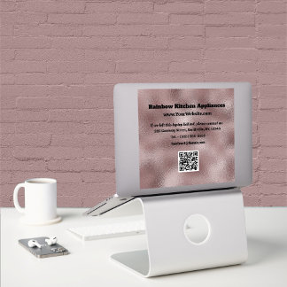 Faux Dark Pink Metallic