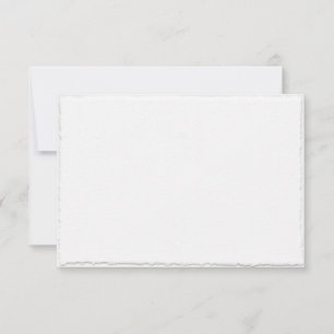 Faux Deckle Edged Enclosure Card Template