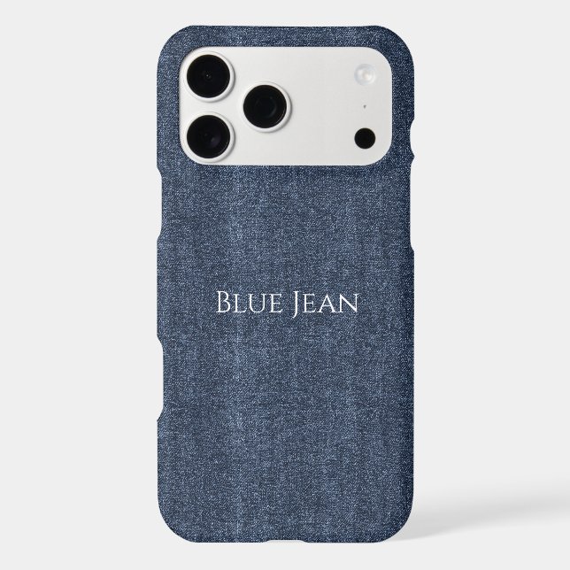 Faux Denim Blue Jean Birthday (Back)