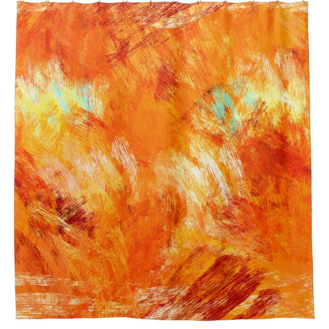 Faux digital brushstroke seamless texture. Colorfu (Front)