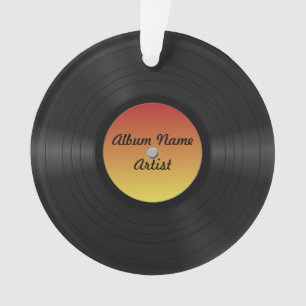 Faux disque vinyle fait sur commande