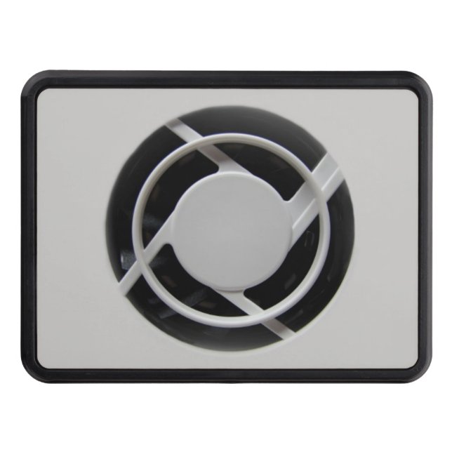 Faux Electronics Cooling Fan Trailer Hitch Cover (Front)
