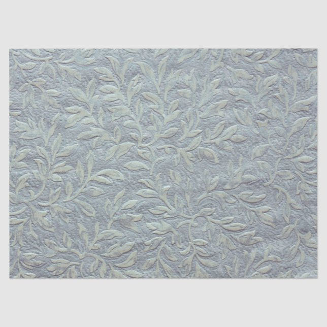 Faux Embossed Leafy Decoupage Tissue Paper (Front)