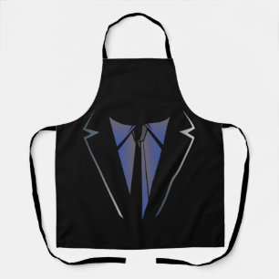 Faux Fake Tuxedo Suit Vest And tie Independence Apron