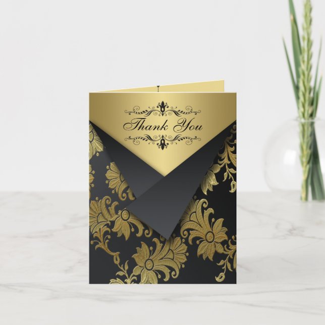 FAUX Flaps Golden Anniversary Thank You Card (Front)