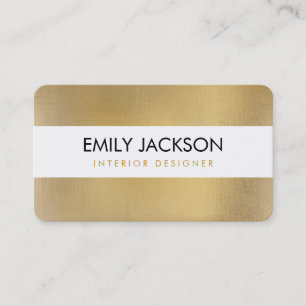 Faux Foil Business Card - rounded corners