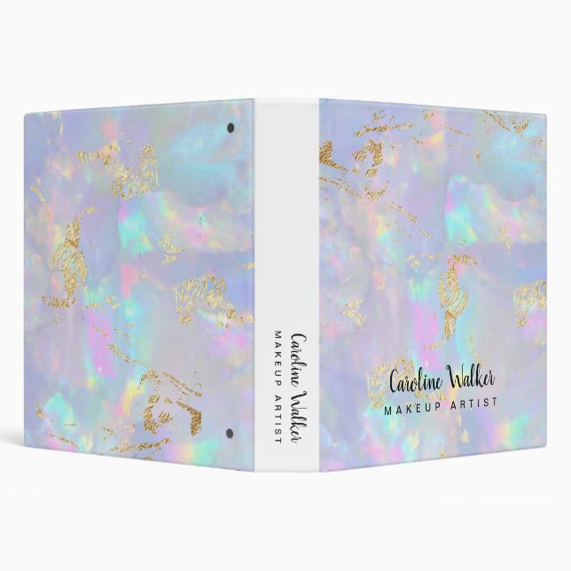 FAUX foil details on opal Binder (Background)