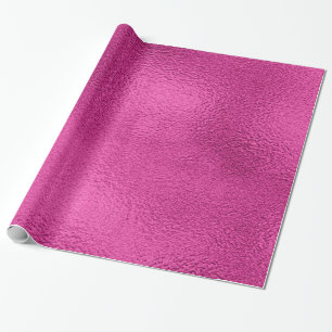 Faux Foil Raspberry  - All Options Wrapping Paper