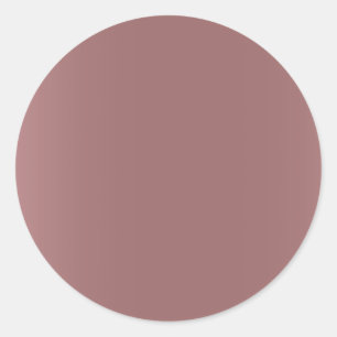 Faux Foil Rose Gold Blank Template Classic Round Sticker