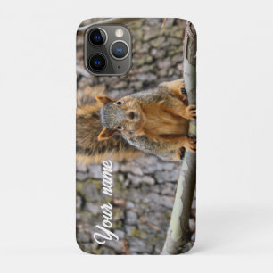 Faux fox squirrel iPhone 11 pro case