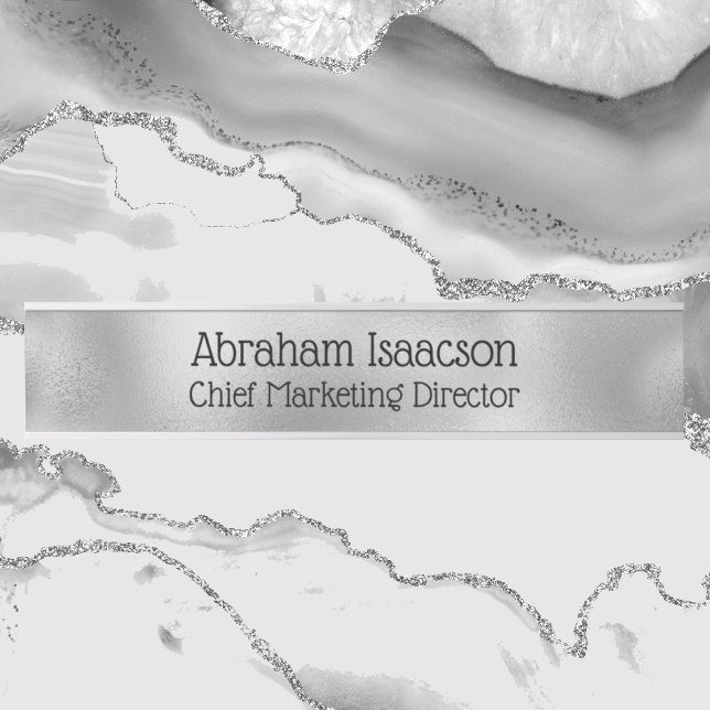 Faux Glass Office Door Sign Name Plate (Creator Uploaded)