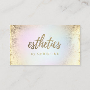 • FAUX glitter aesthetics script Business Card
