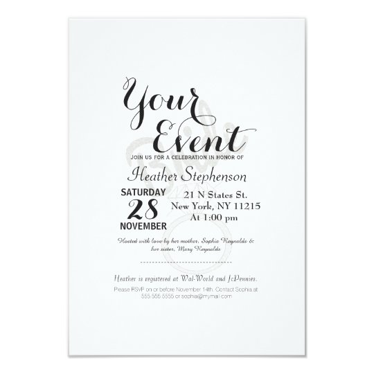 Faux Glitter "Bride" Typography and Diamond Ring Card