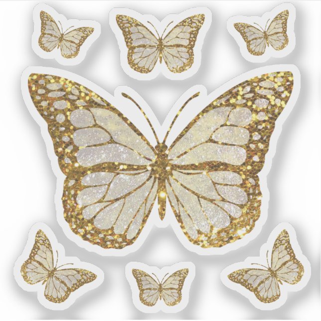 faux glitter butterflies (Front)