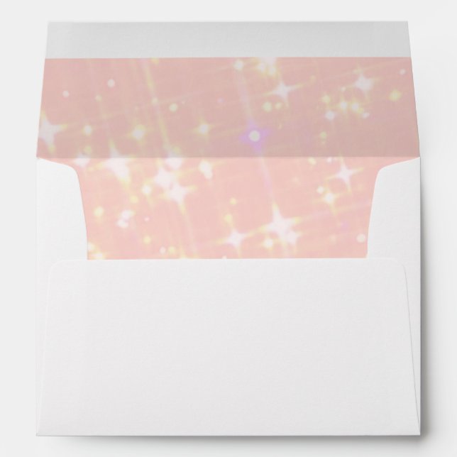 Faux Glitter Confetti Foil Sparkle Envelopes (Back (Bottom))