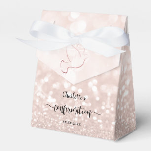 faux glitter Confirmation Favour Box