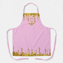 faux glitter drips queen bee on pink