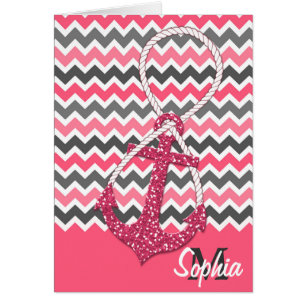 faux glitter nautical anchor infinity symbol