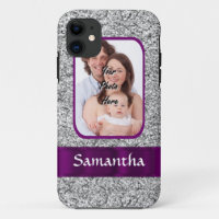 Faux glitter photo background