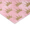 Faux glitter Princess golden crown party tissue