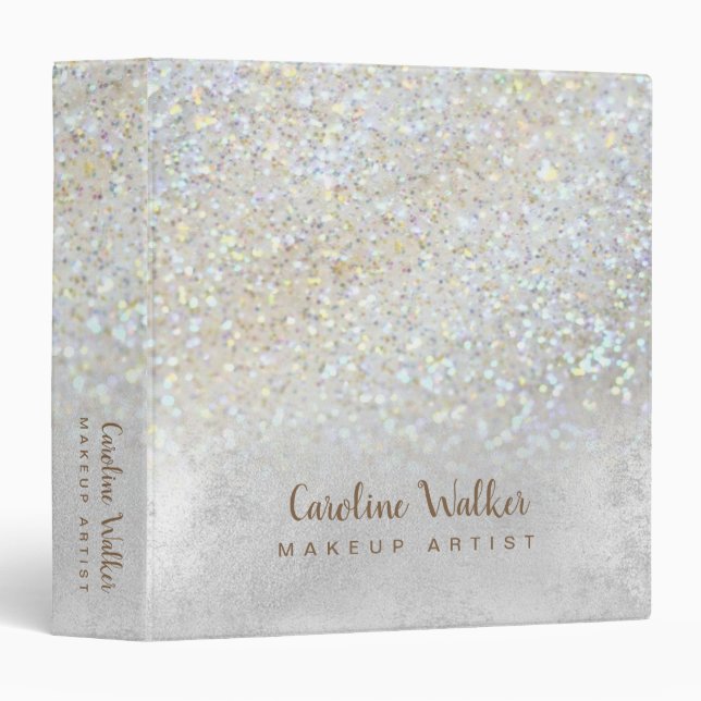 faux glitter sparkling binder (Front/Spine)