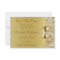Faux Gold Bow Diamonds Save The Date Baby Shower