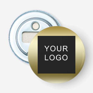Faux Gold Business Company Corporate Logo Design  Bottle Opener