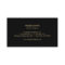 Faux Gold Confetti on Black Modern Business Card