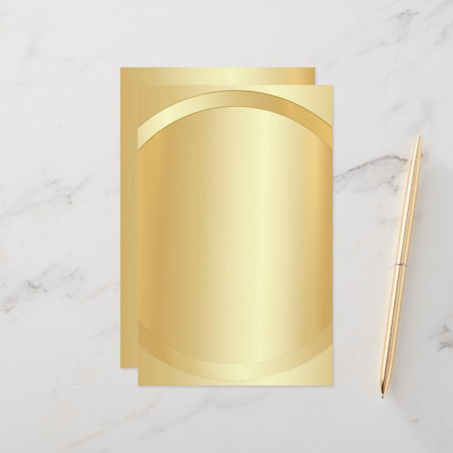 Faux Gold Custom Glamour Ajouter Votre Modèle De T (Devant/Arrière en situation)