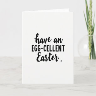 Faux Gold Easter Message Card