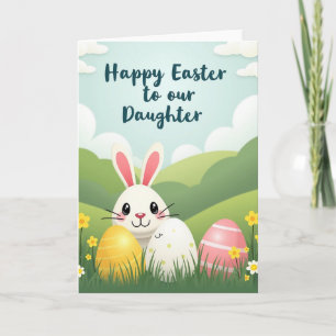 Faux Gold Easter Ovoids Card