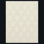 Faux gold fleur de lis pattern embellished<br><div class="desc">Elegant classy formal fleur de lis patterned flyer.           Persoanlize it with your text and / or images!</div>