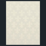 Faux gold fleur de lis pattern embellished<br><div class="desc">Elegant classy formal fleur de lis patterned flyer.           Persoanlize it with your text and / or images!</div>