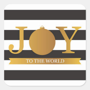 Faux Gold Foil Christmas Stickers