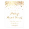 Faux Gold Foil Confetti Bridal Shower