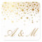 Faux Gold Foil Confetti Dots Sticker III