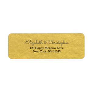 Faux Gold Foil Fancy Et Élégant