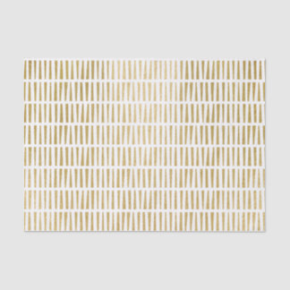 Faux Gold Foil Geometric Pattern Tissue Paper