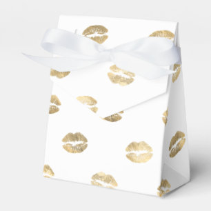 Faux Gold Foil Lipstick Favour Box