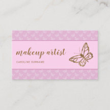 Faux Gold Foil Look Butterfly On Lavender Purple
