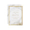 Faux gold foil marble luxury modern save the date
