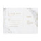 Faux gold foil marble luxury modern wedding RSVP