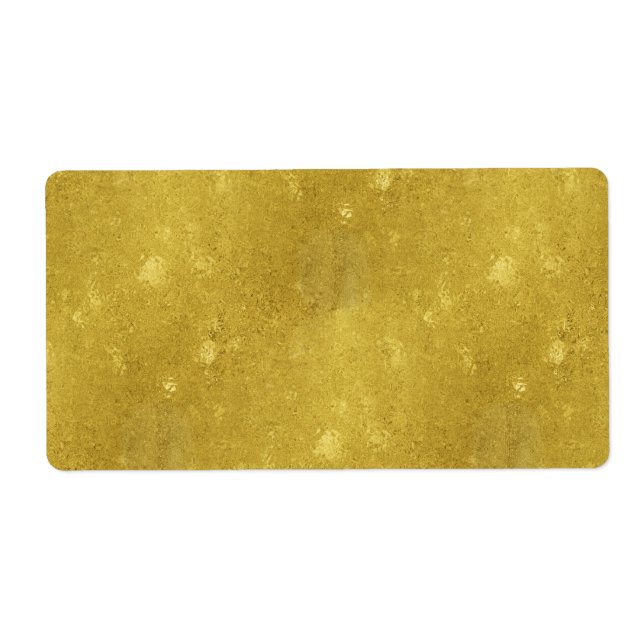 Faux Gold Foil Texture Background Sparkle Template (Front)
