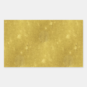 Faux Gold Foil Texture Background Sparkle Template Sticker