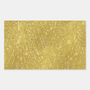 Faux Gold Foil Texture Background Sparkle Template Sticker
