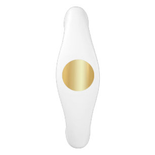 Faux Gold Glamourous Elegant Trendy Template Ceramic Cabinet Pull