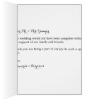 Faux Gold Glitter Script Wedding Thank You Card