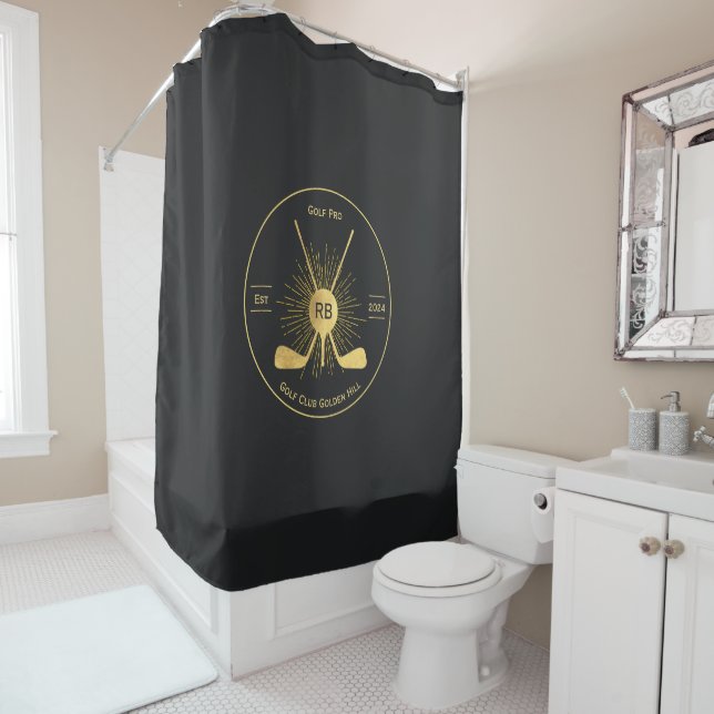 Faux Gold Golf Clubs (In Situ)