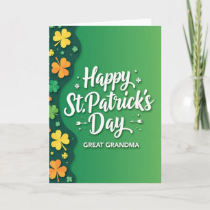 Faux Gold Great Grandma Card