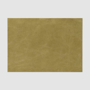 Faux Gold Leather Texture Tissue Paper